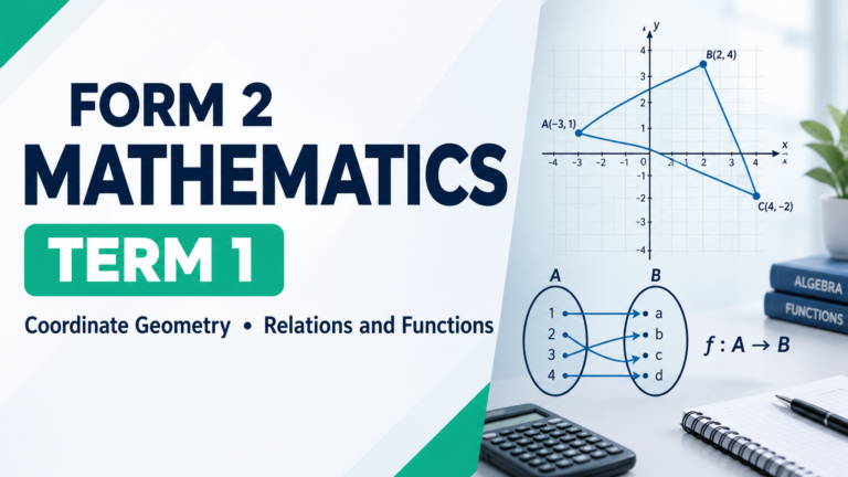 Form 2 Mathematics — Term 1