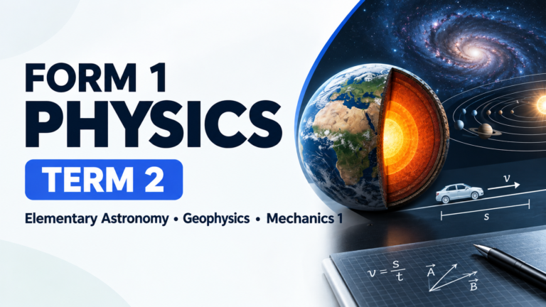 Form 1 Physics — Term 2
