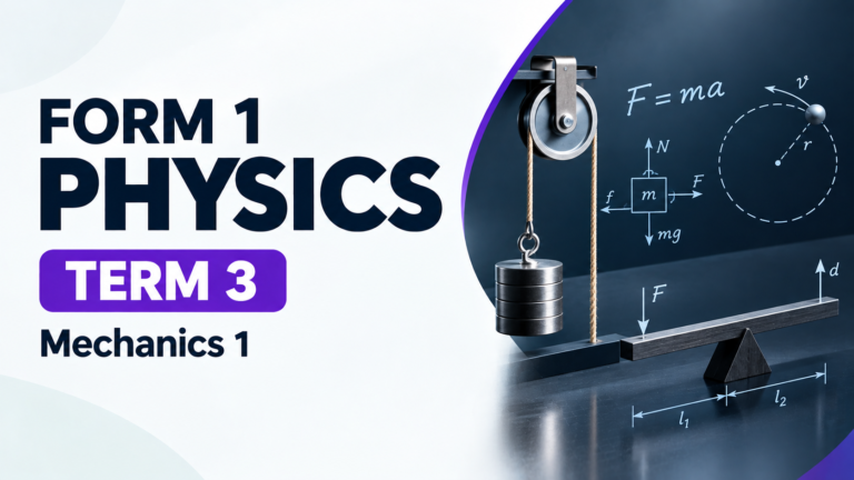 Form 1 Physics — Term 3